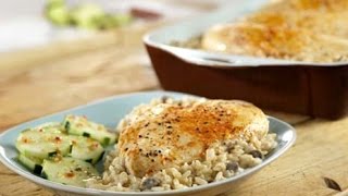 How to Make One Dish Chicken and Rice Bake [upl. by Enelhtac]