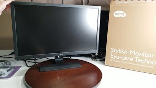 BenQ GL2780 Monitor Unboxing Setup and Review [upl. by Spiegelman]