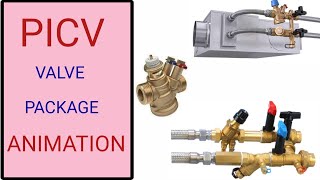 Animation l PICV Explained l Pressure Independent Control Valves l PICV valve working Principle [upl. by Ynnattirb]