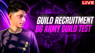 GUILD RECRUITMENT🔥 Welcome to My Guild FREE FIRE🔴LIVE🔴MALAYALAM  Bhavanth Gamer [upl. by Leihcim]