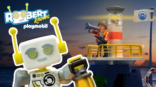 Warum braucht man einen Leuchtturm  ROBert erklärt  PLAYMOBIL Kinderfilm [upl. by Willtrude]