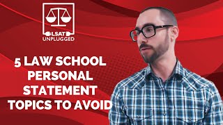 5 Law School Personal Statement Topics to Avoid in Less Than 5 Minutes [upl. by Annas961]