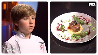 The Judges Taste Graysons Final Dish  Season 8 Ep 16  MASTERCHEF JUNIOR [upl. by Datnow]