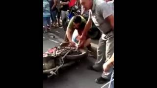 Lady Got Skirt Stuck in Motorcycle Wheel  See What Happens Next VIDEO [upl. by Bondy53]