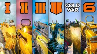 Unlocking Gold Camo in EVERY CoD Black Ops [upl. by Oirretno]