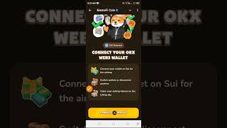 How To Reconnect Your Memefi To OKX Sui Wallet [upl. by Eceinart]