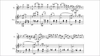 Khachaturian A Waltz from Masquerade for violin  piano [upl. by Unders]