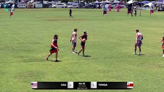 Mens Div 2  USA vs Tonga [upl. by Lorola]