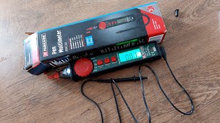 Parkside Pen Multimeter  UNBOXSING [upl. by Pitarys725]