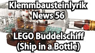 LEGO Schiff in der Flasche Ideas Set 21313 Ship in a Bottle  Klemmbausteinlyrik News [upl. by Lail]