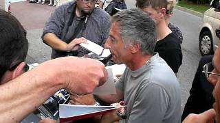 Ricardo Patrese signing autographs at F1 Grand Prix in Monaco 2011 [upl. by Amathist]