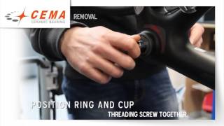 How to remove and install pressfit cups BB86PF30BB386 [upl. by Annahahs787]