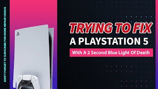 Trying To Fix A Faulty PlayStation 5 With A Blue Light Of Death Faulty RAM [upl. by Nivag]