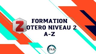 ZOTERO  Formation complète sur son utilisation [upl. by Ahseka]