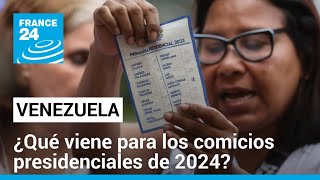 El futuro electoral de Venezuela la incógnita ante las presidenciales de 2024 [upl. by Nahtanhoj]