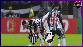 ATLETICO MG 1 X 2 VASCO  APROVEITAMENTO MAXIMO DO GIGANTE DA COLINA  PES 21 GAMEPLAY  OREGON PB [upl. by Aciret390]