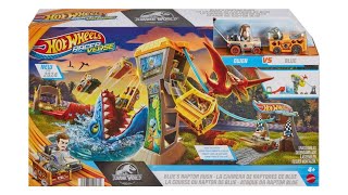 Jurassic World Hot Wheels Set Toy Review [upl. by Beedon]