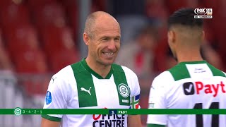 Arjen Robben´s Debut for Groningen vs Almere City HD 1080i 22082020 [upl. by Arahahs]