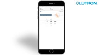 Lutron RA2 Select – Create a Schedule [upl. by Zingale587]