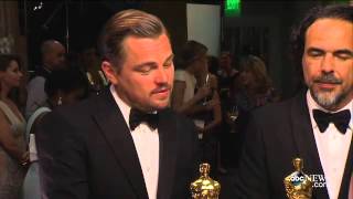 Oscars 2016  Leonardo DiCaprio Reflects on Finally Winning Oscar [upl. by Chimene]