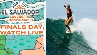 WATCH LIVE  Surf City El Salvador Longboard Championships  Finals Day [upl. by Nylecyoj]