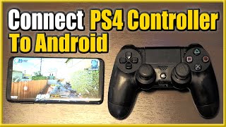 How to Connect PS4 Controller to Android Phone using BLUETOOTH Easy Method [upl. by Pacifa]