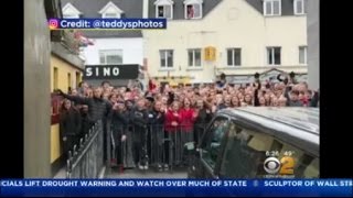 Ed Sheeran Draws Crowd In Galway Ireland [upl. by Wei751]