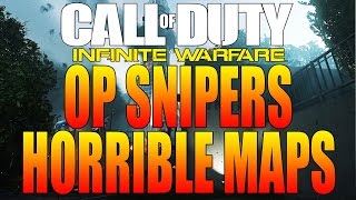 INFINITE WARFARE GAMEPLAY BETA RANT HORRIBLE MAPS amp OVERPOWERED SNIPERS [upl. by Gascony812]