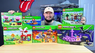 Every Summer 2024 LEGO Minecraft Set FULL WAVE REVIEW [upl. by Raddi815]