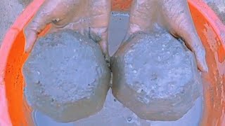 Asmr New mazydar grey dirt 💦💦crumbling delicious paste playing relaxing sound kirankamran5482 [upl. by Aitnohs307]