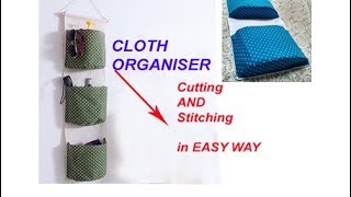 Cloth Organizer  जिसे आप kitchen  बाथरूम  रूम कही भी use कर सकते है  Hanging Pocket Organizer [upl. by Aenert]