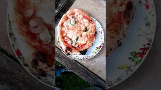 Pizza Garlic x shrimps diy homemade pizzalover pizzanapoletana [upl. by Lyda]