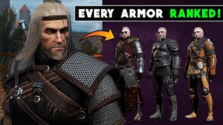 Witcher 3  All Witcher Armor Ranked WORST to BEST [upl. by Aisan]