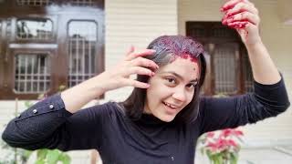 Beetroot Hair Mask  Natural Hair Dye Remedy hindi [upl. by Elacim375]