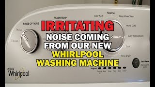 Annoying and Strange noise that my new Whirlpool washing machine makes  Model WTW4816FW [upl. by Culliton]