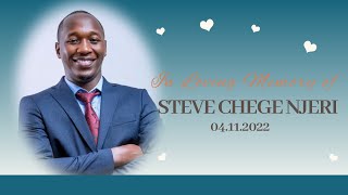 In Loving Memory of STEVE CHEGE NJERI  Memorial Service 04NOV22 [upl. by Devin]