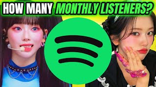 KPOP QUIZ WHO HAS MORE MONTHLY LISTENERS SPOTIFY 2024 KPOP QUIZ GAME [upl. by Eelinej]