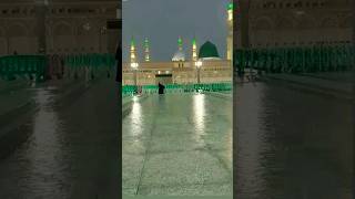 wahan par Shaan se barish barasna hum bhi dekhengeviral video islam madina [upl. by Gord379]