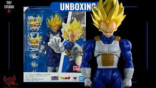 SH Figuarts  Dragon Ball Z  Super Saiyan Vegeta Awakenend Super Saiyan Blood  Unboxing [upl. by Ayle]