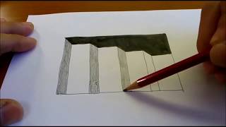 Come fare un disegno in 3D simile a quelli fatti nelle strade [upl. by Zoie]