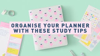 Organise your Planner with these Study Tips [upl. by Yenaj]