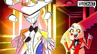 God VISITS HAZBIN HOTEL in VRChat [upl. by Strauss]