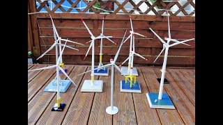 Offshore Windrad Modell Sammlung Offshore windmill model collection [upl. by Tristis535]