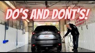 SAFE WINTER WASH Beginner guide to coinoperated car wash diydetail rinselesswash detailing [upl. by Nelie]