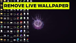 How to Remove Live Wallpaper From Windows 11 [upl. by Lavelle876]