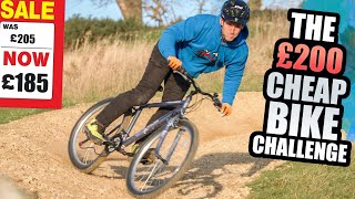 THE £200 CHEAP BIKE CHALLENGE  WILL A BUDGET BIKE LAST [upl. by Solram207]