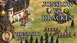 【AOE2 Cast】Arena Played at High ELO JonSlow Vs DracKeN [upl. by Ferretti]