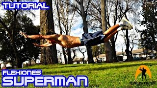 TUTORIAL FLEXIONES SUPERMAN  FLEXIONES EXPLOSIVAS  STREET WORKOUT Y CALISTENIA [upl. by Drofnil538]