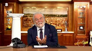 GialappaShow St 4  Aurelio De Laurentiis il mondo social e la somiglianza tra Boldi e Hitchcock [upl. by Kester]