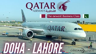 Trip Report  Qatar Airways to Pakistan  Doha  Lahore  Qatar Airways Business Class Boeing 7879 [upl. by Winther]